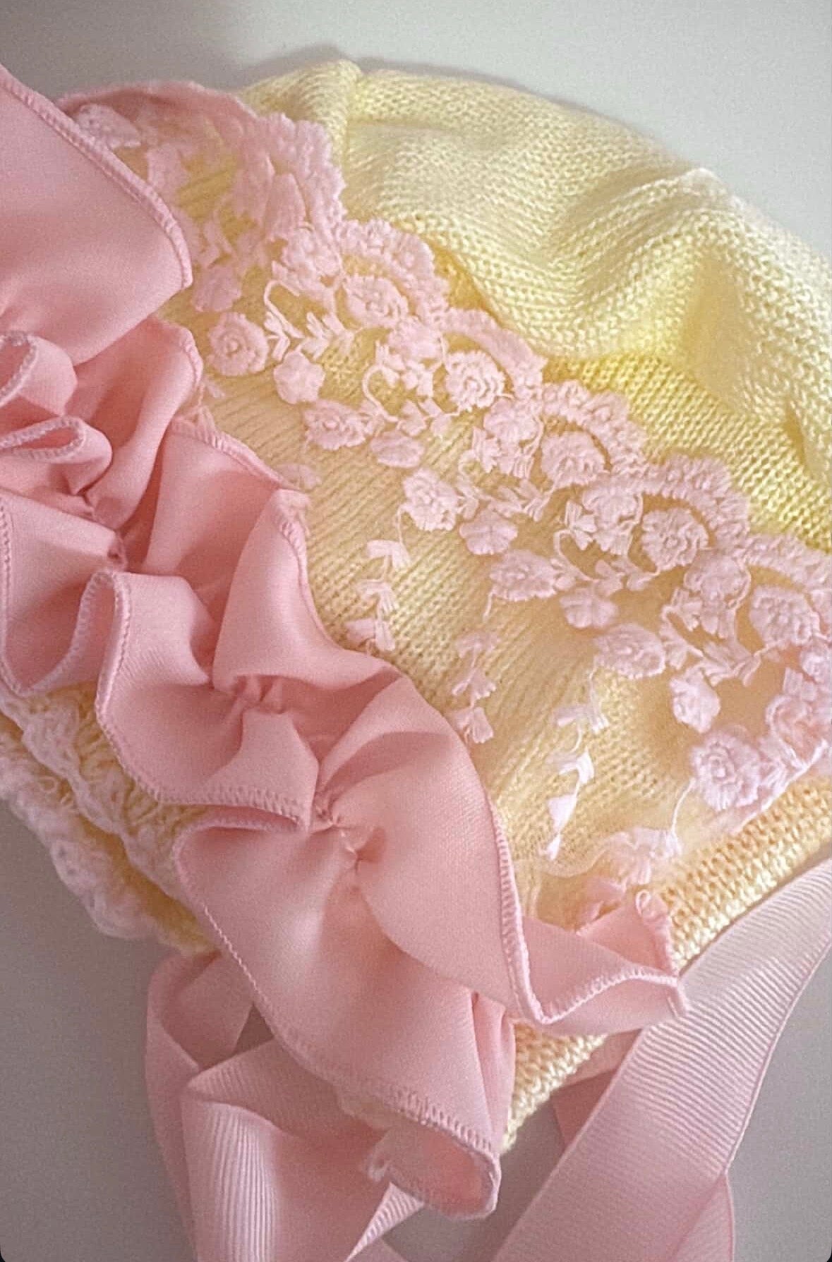 Ela pink and yellow romper