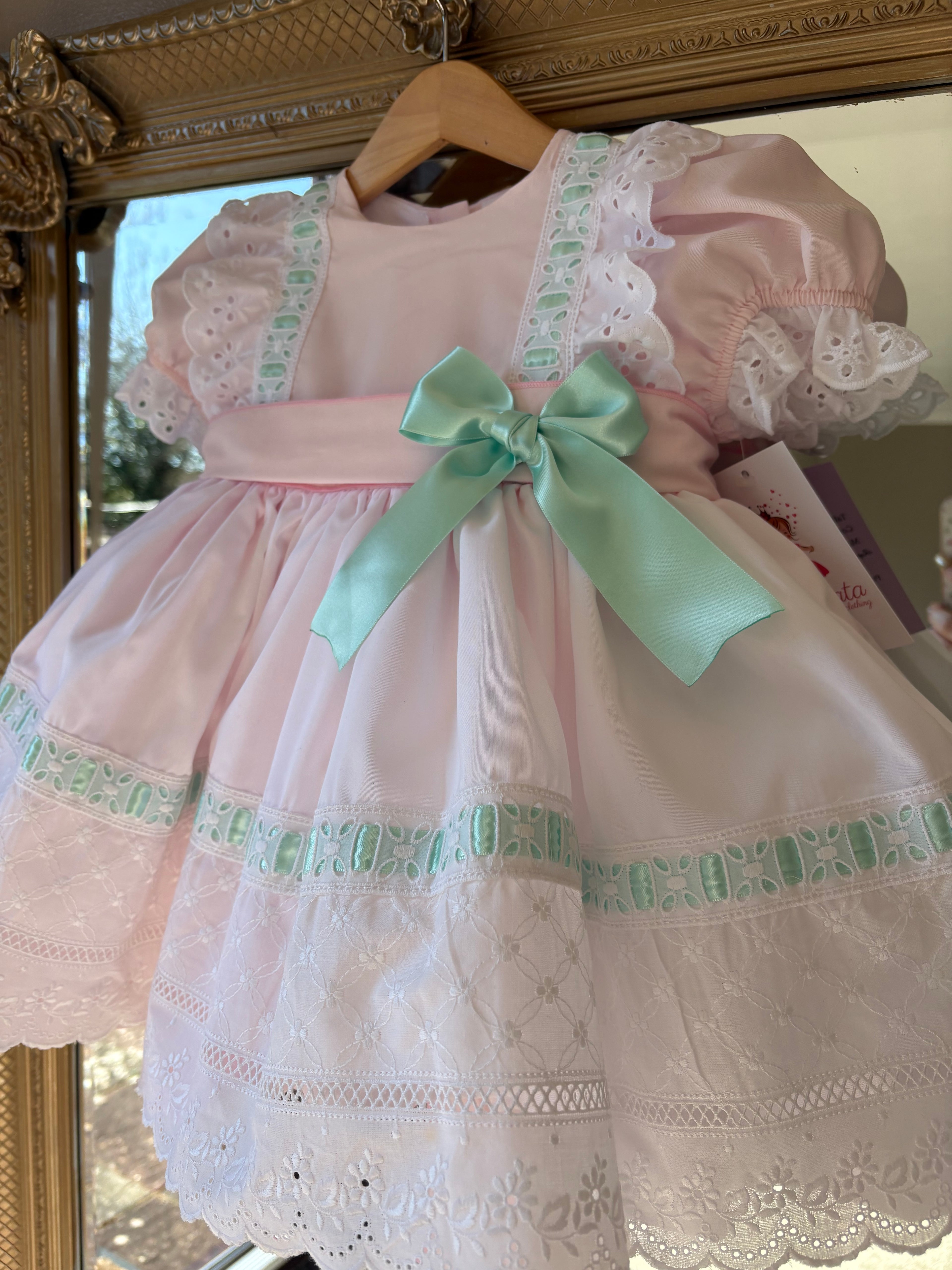 The RB original pink and mint