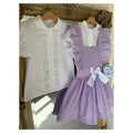 RB school blouse white full lace