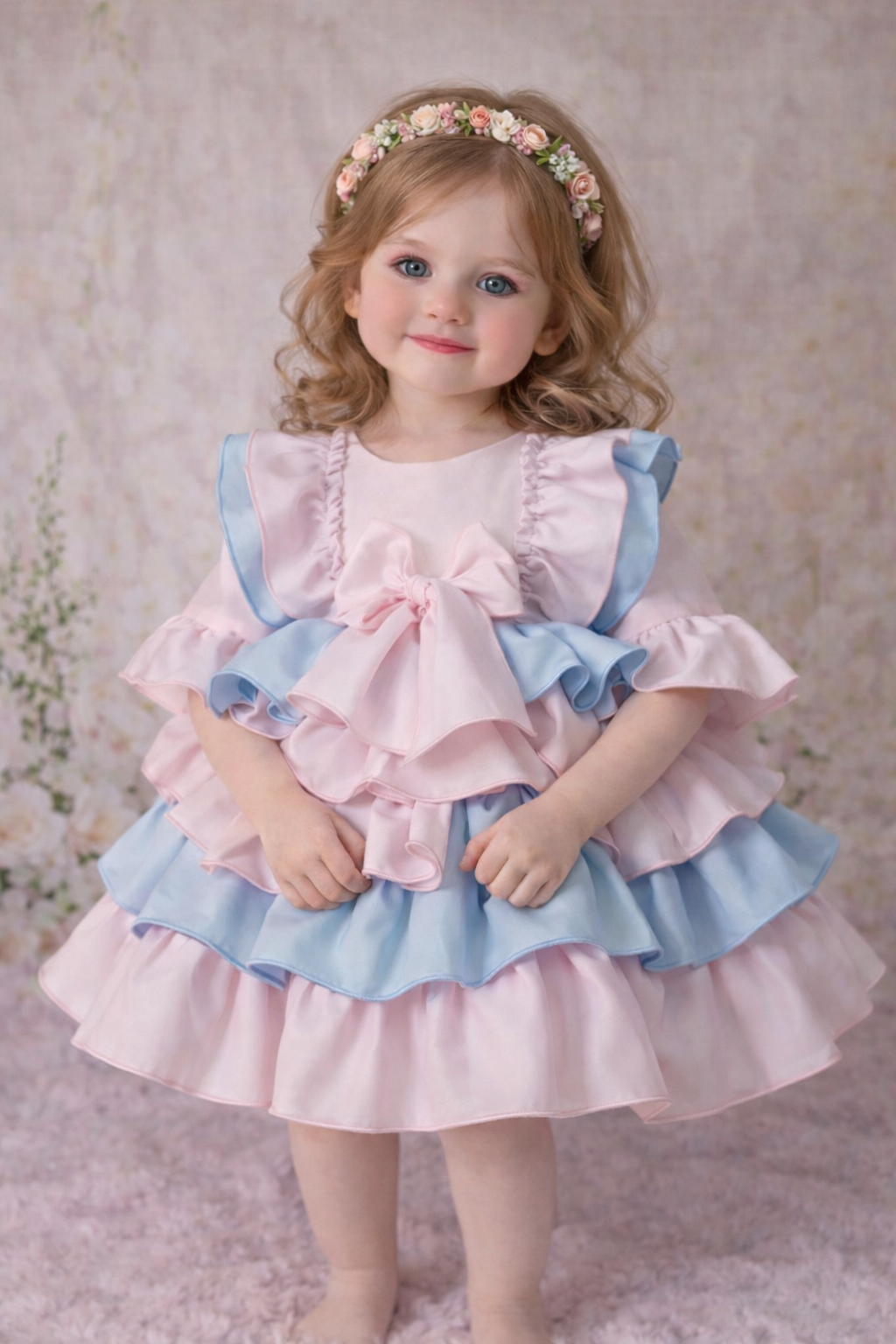 RB blue and pink dress