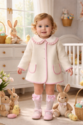 RB cream and pink coat