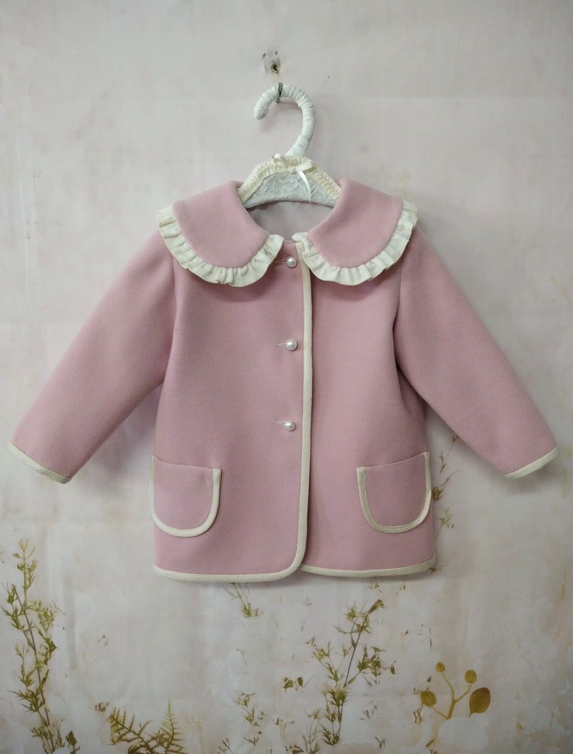RB pink and cream coat