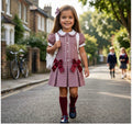 RB gingham aline pleats