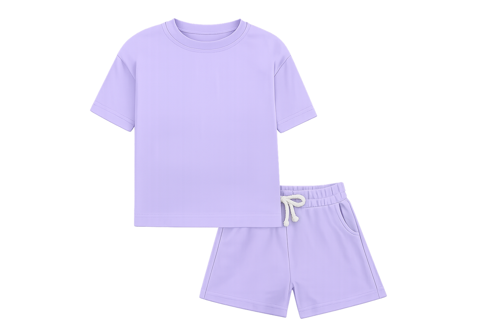 RB Boys short sets lilac