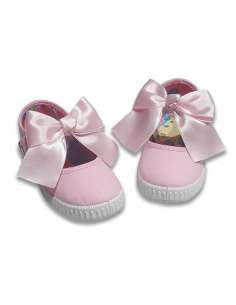 Canvas bow shoes