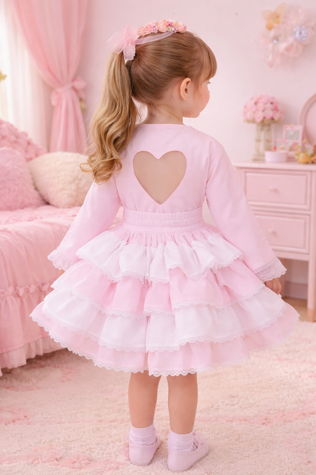 RB heart skirt set