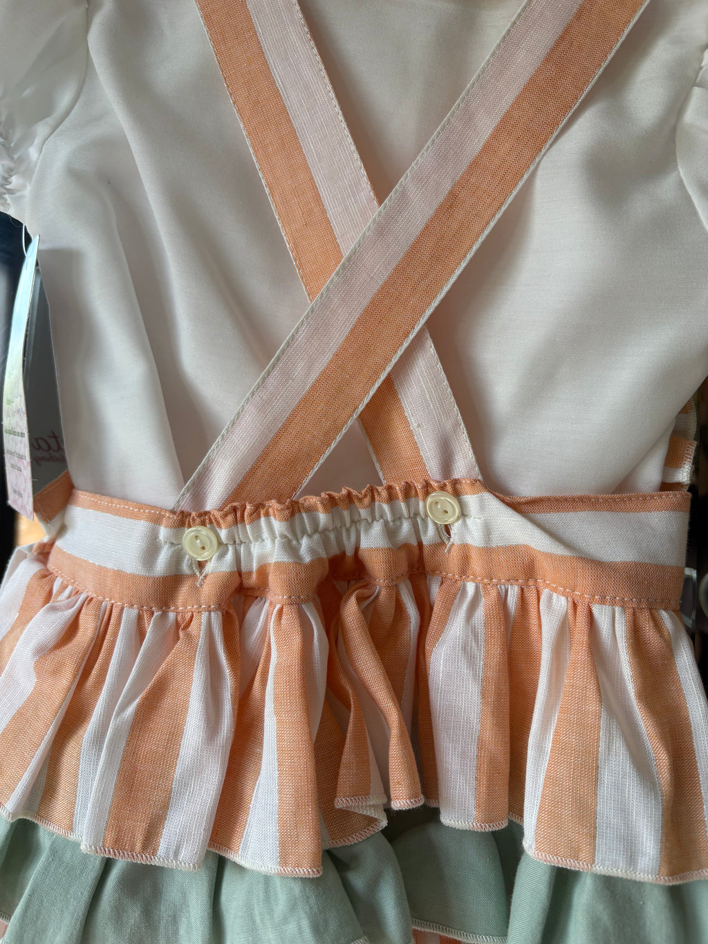 RB girls stripe romper