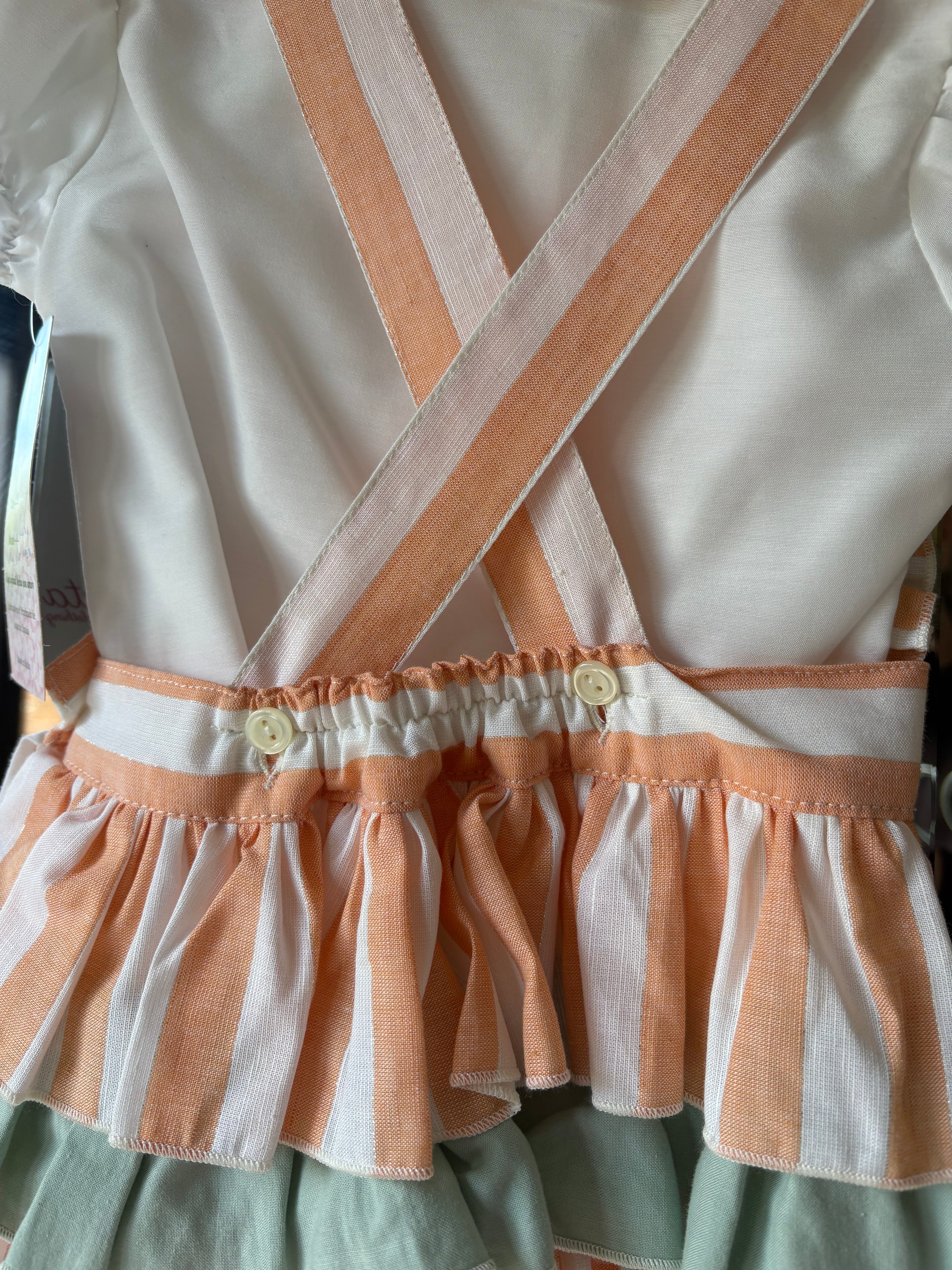 RB girls stripe romper