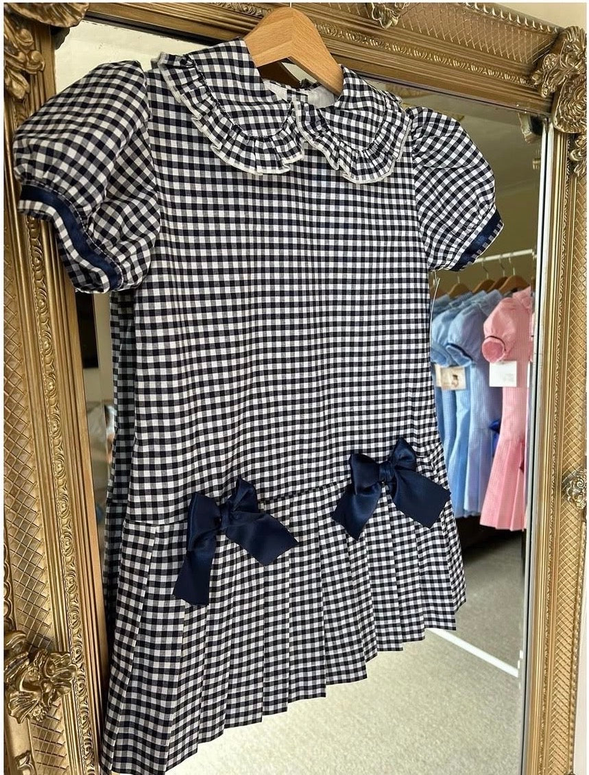 RB Aline gingham pinafore