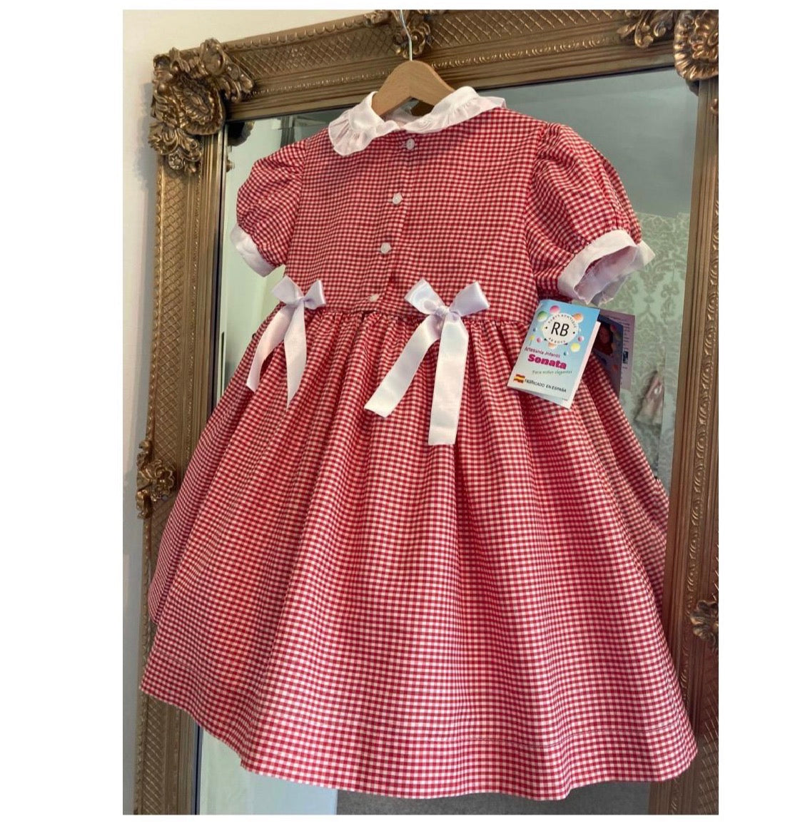 RB Rose gingham dress