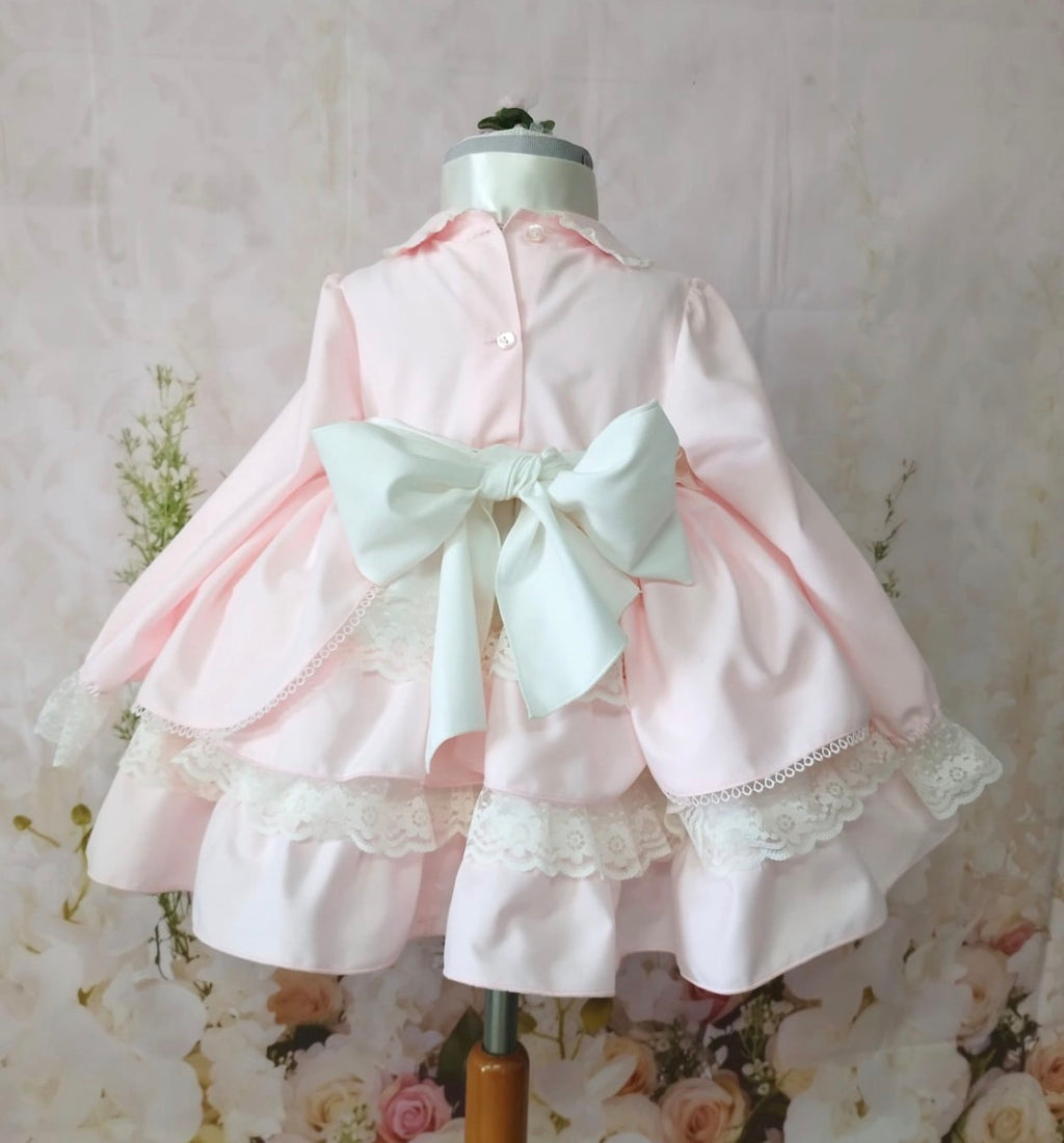 RB lace pink dress