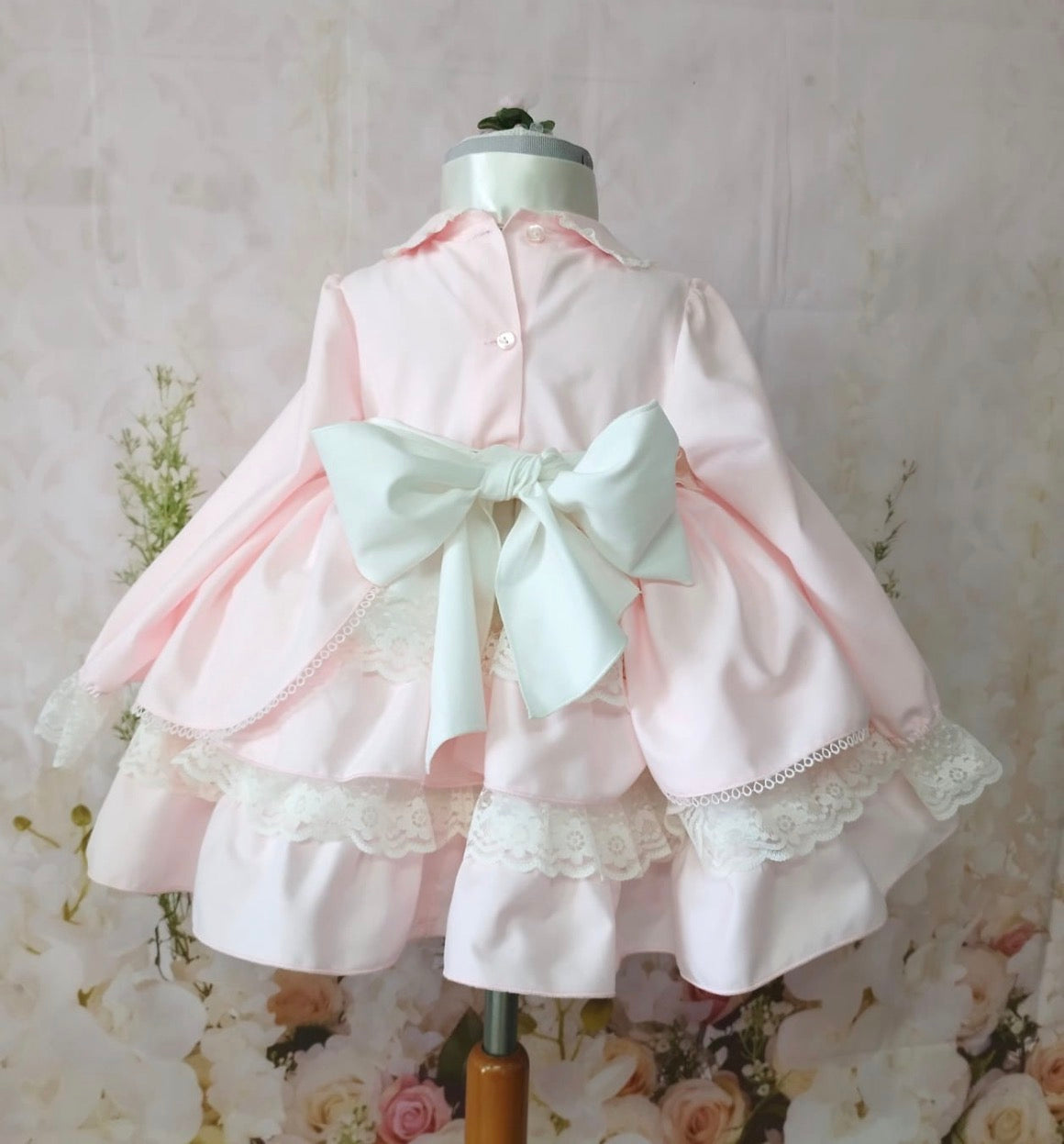 RB lace pink dress