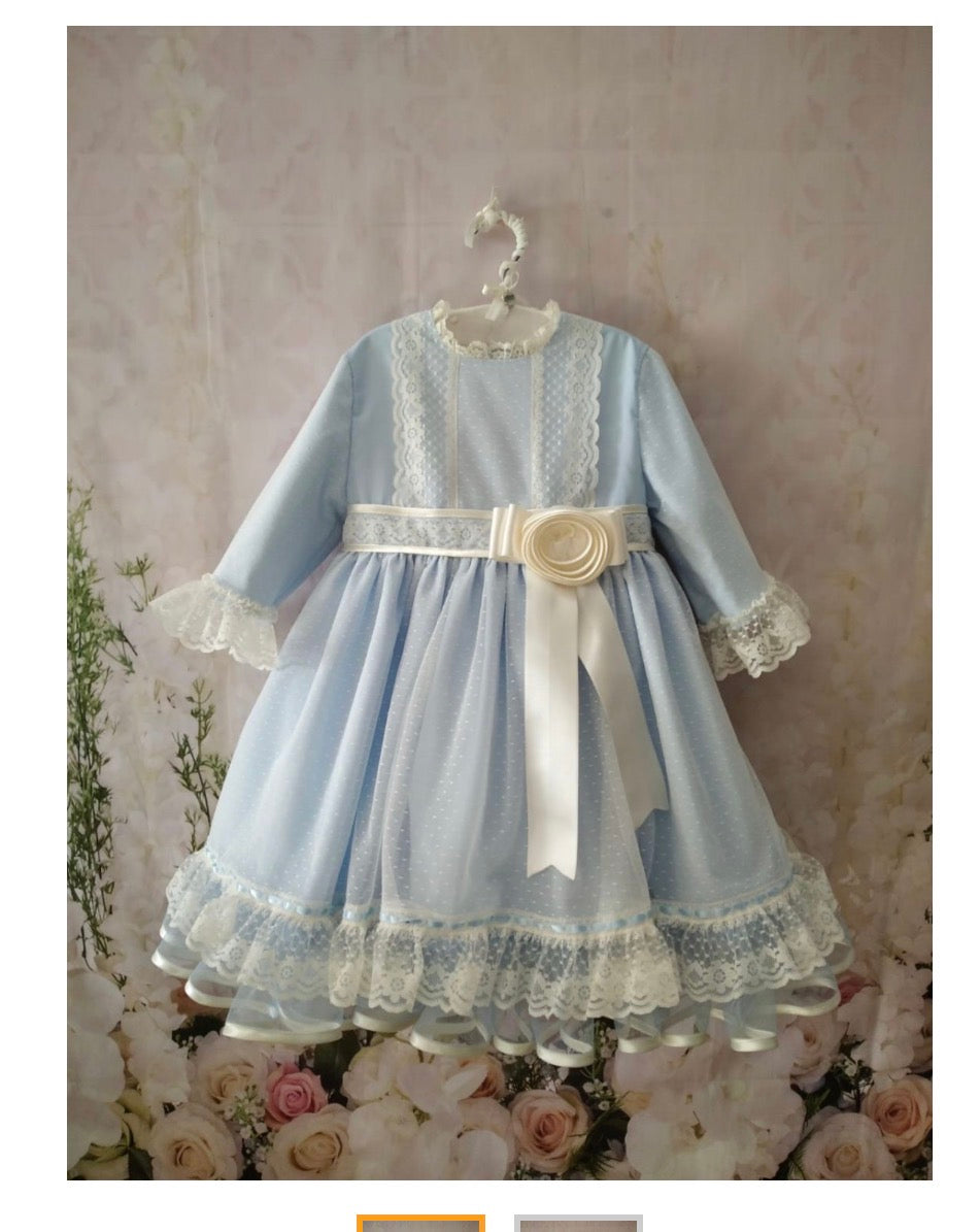RB blue organza