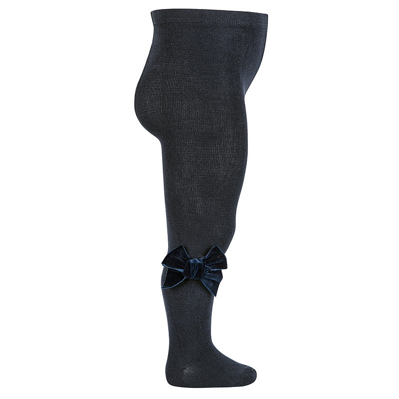 Condor velvet bow tights