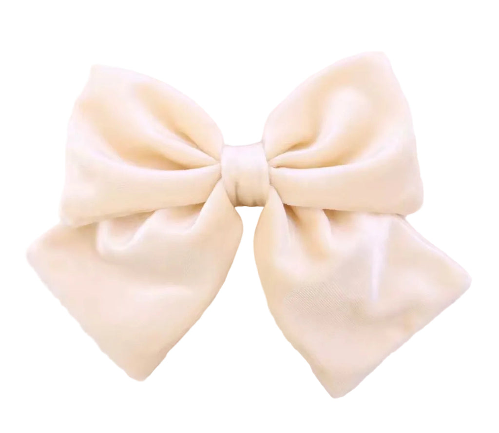 Velvet matching bows