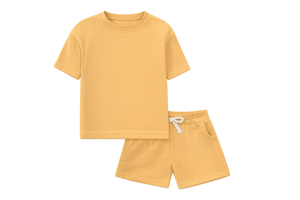 RB Boys short sets yellow