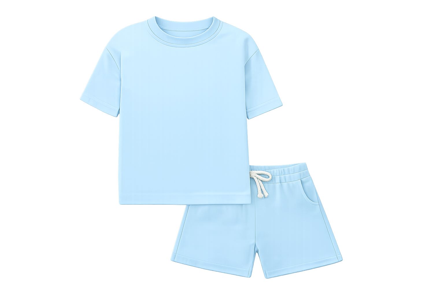RB Boys short sets baby blue