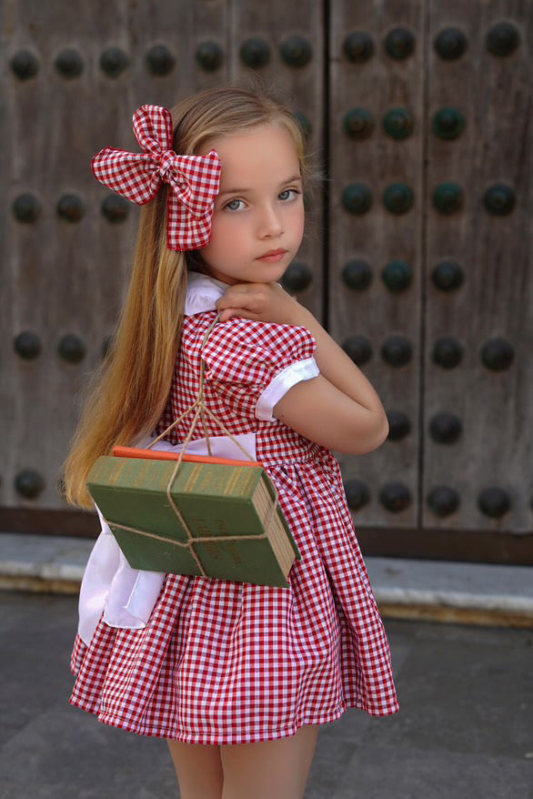 Gingham school dress