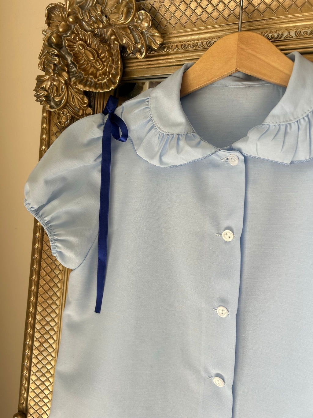 RB shoulder ribbon blouse