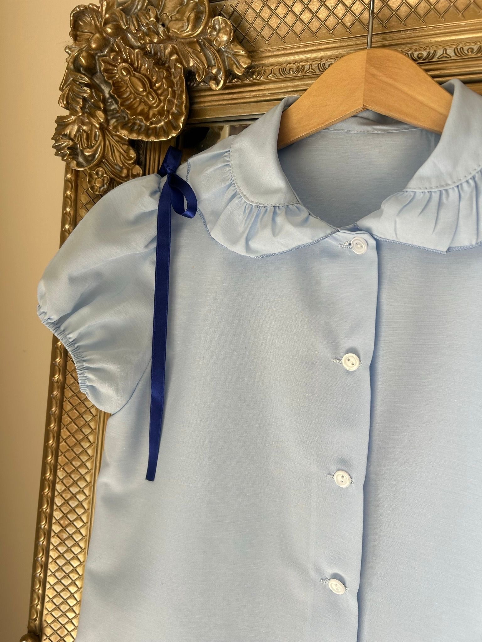 RB shoulder ribbon blouse