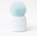 Single pom Pom hat