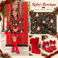 RB Christmas red lace