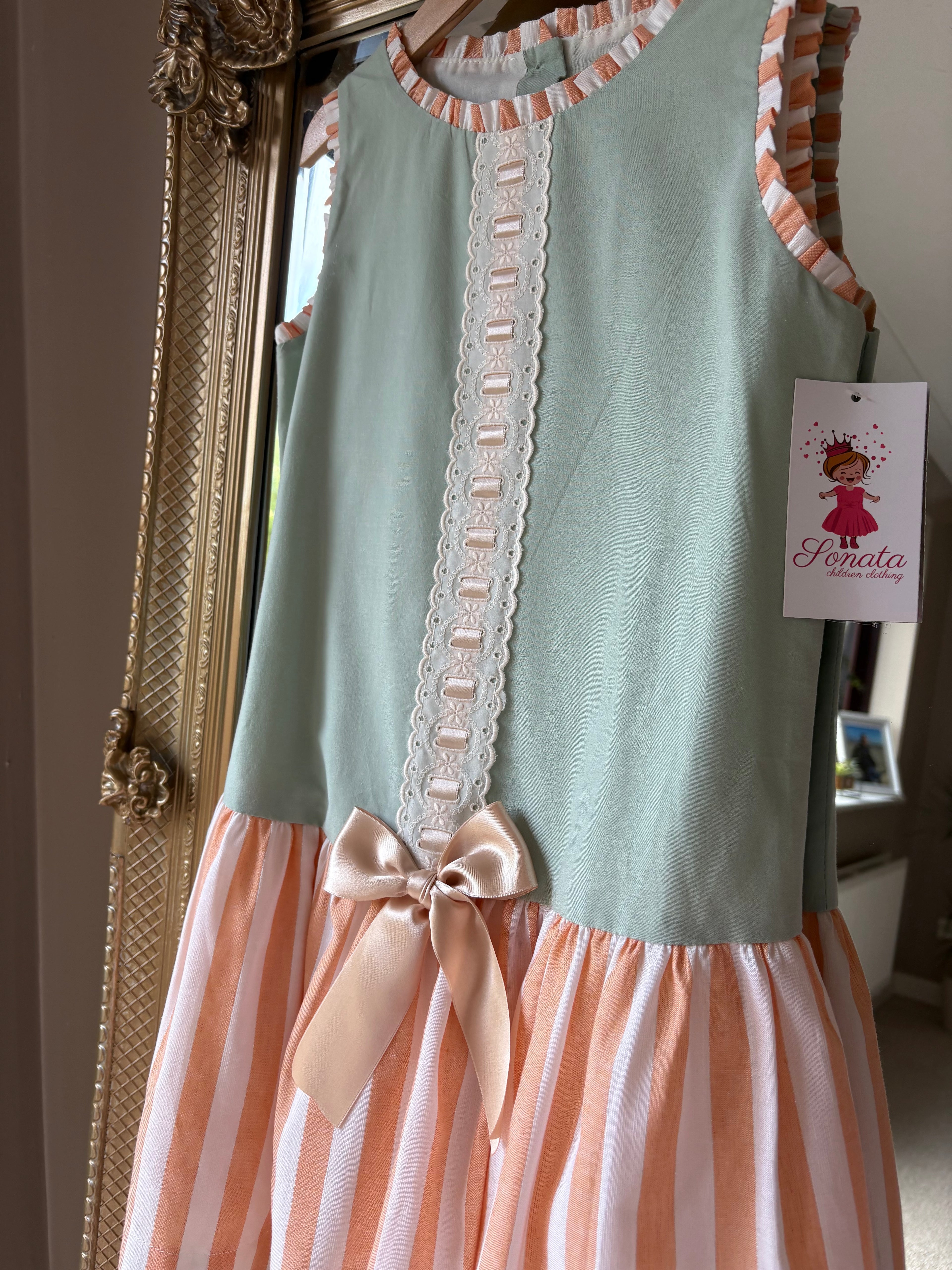 RB older girls stripe dress
