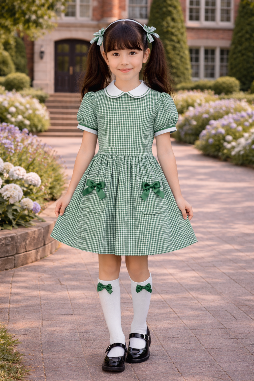 RB gingham pocket dress