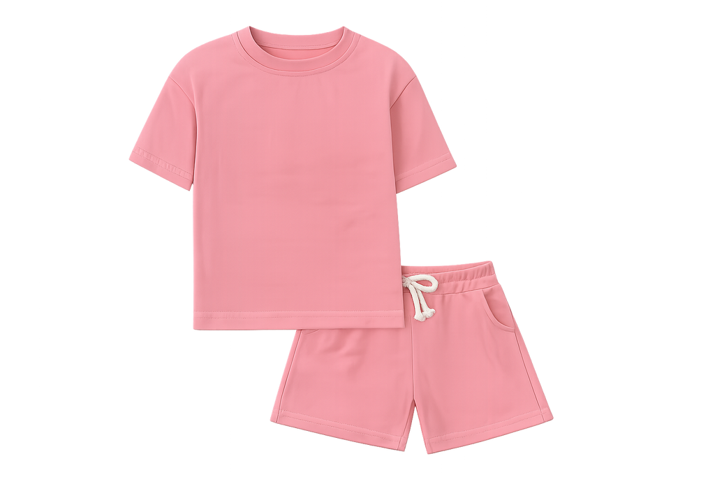 RB Boys short sets coral
