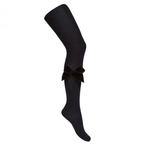 Condor velvet bow tights