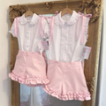 RB short ruffle set baby pink