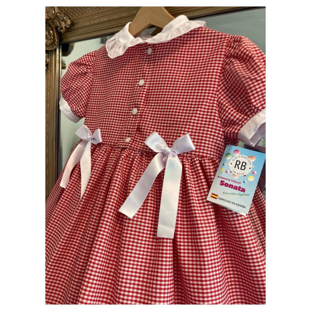 RB Rose gingham dress