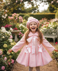 Sonata pink fur coat