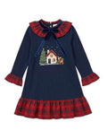Alma girls Christmas tartan dress