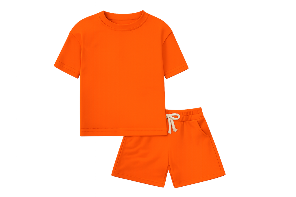 RB Boys short sets orange