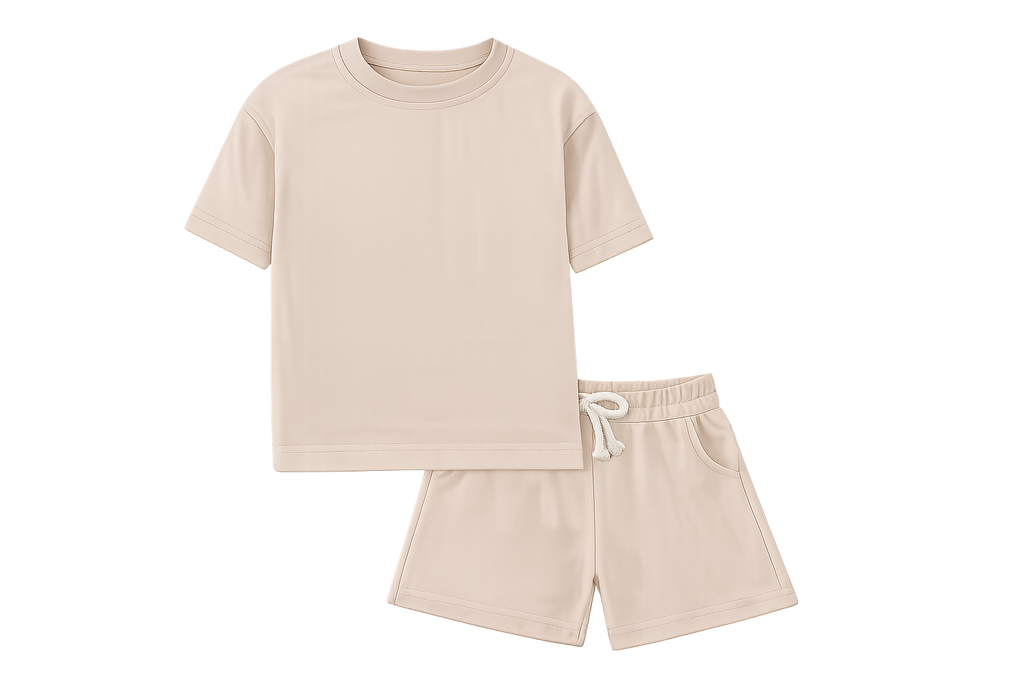 RB Boys short sets beige
