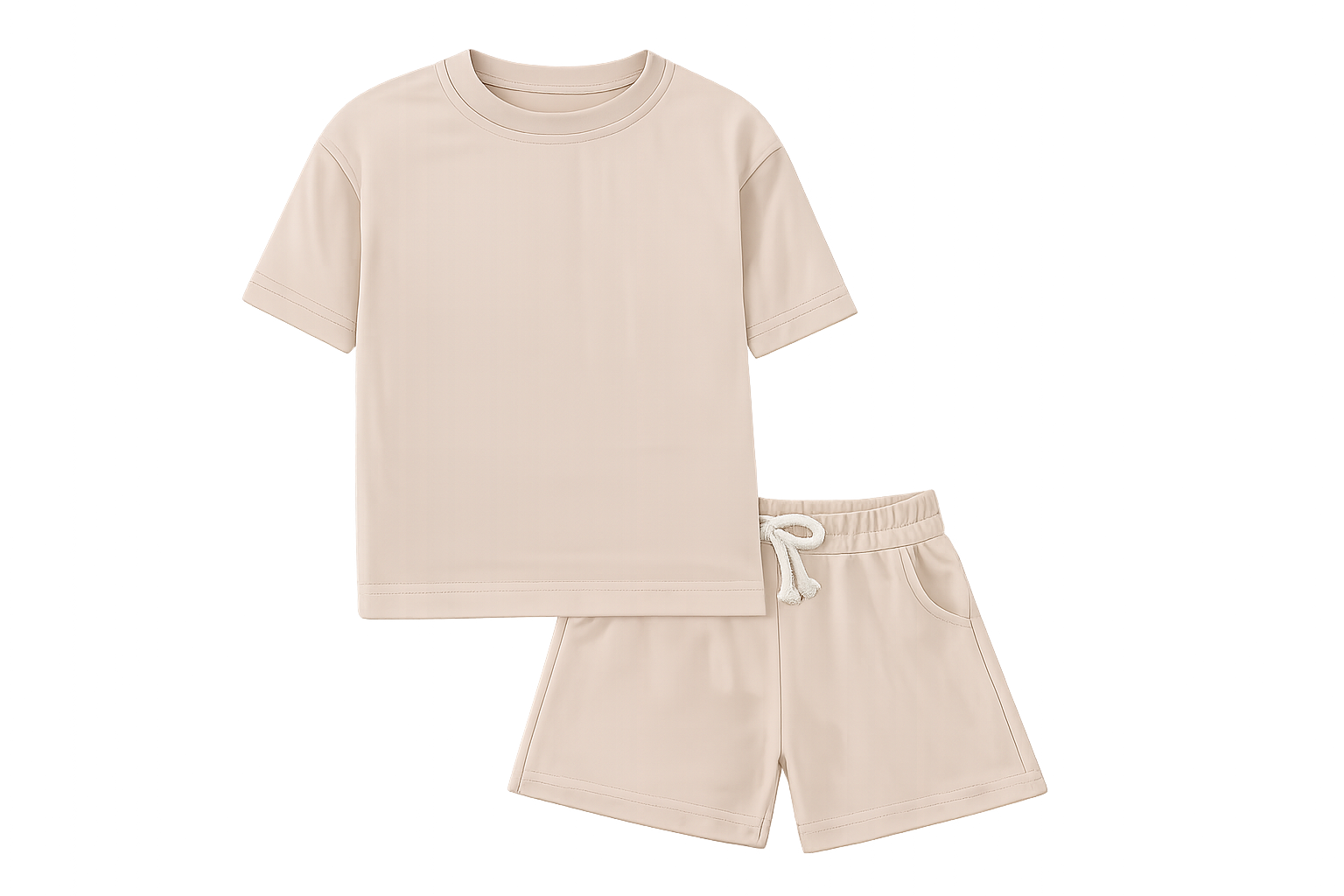 RB Boys short sets beige