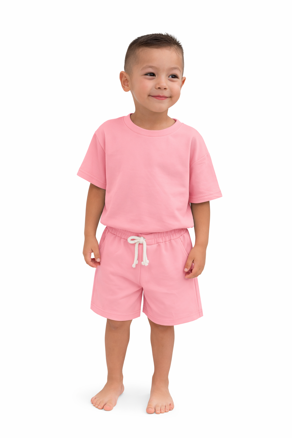 RB Boys short sets coral