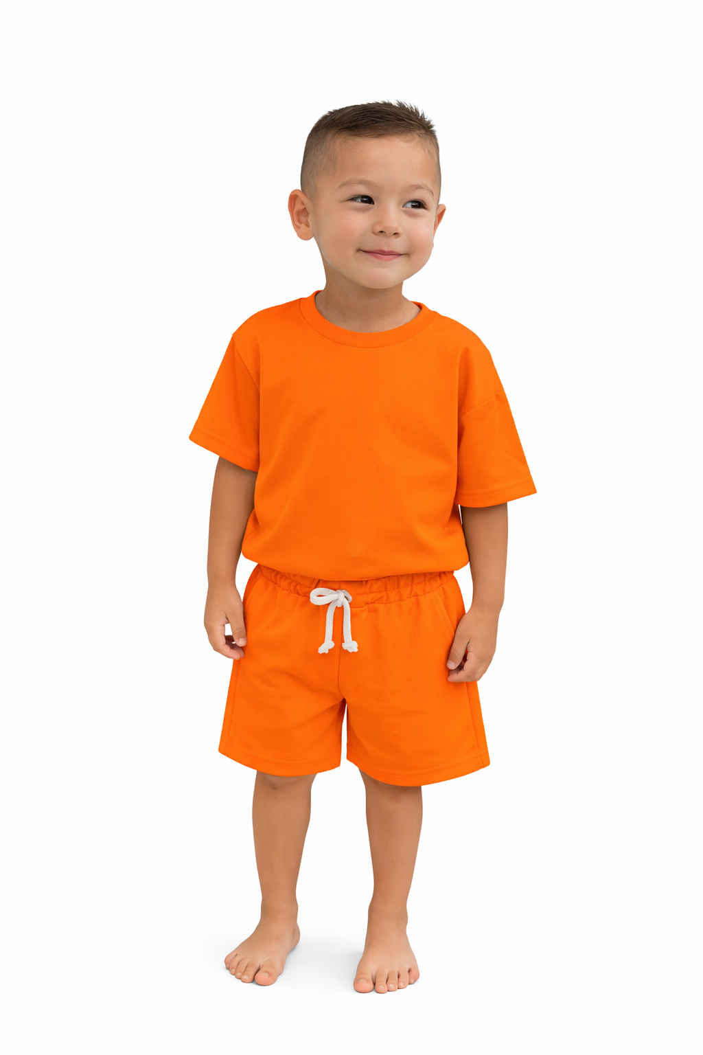 RB Boys short sets orange