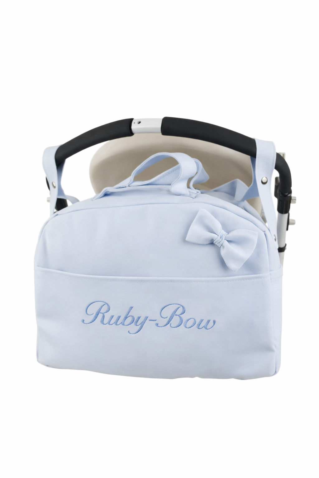Changing bags side bow with name