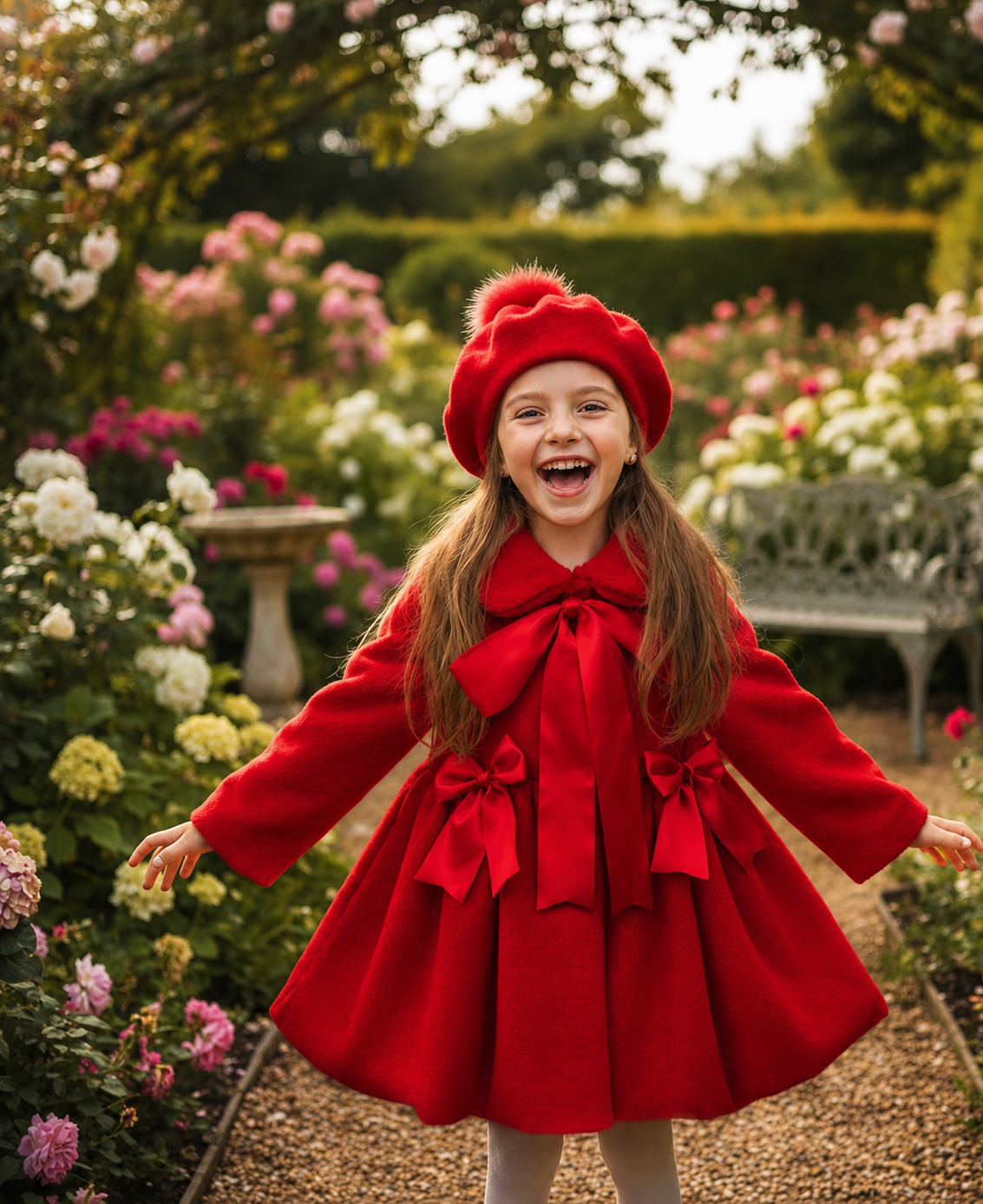 Sonata Red fur coat