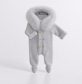 Pangasa baby snow suit faux fur