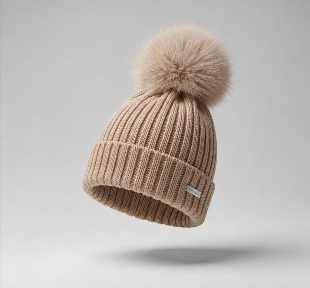 Pangasa faux fur ribbed hat