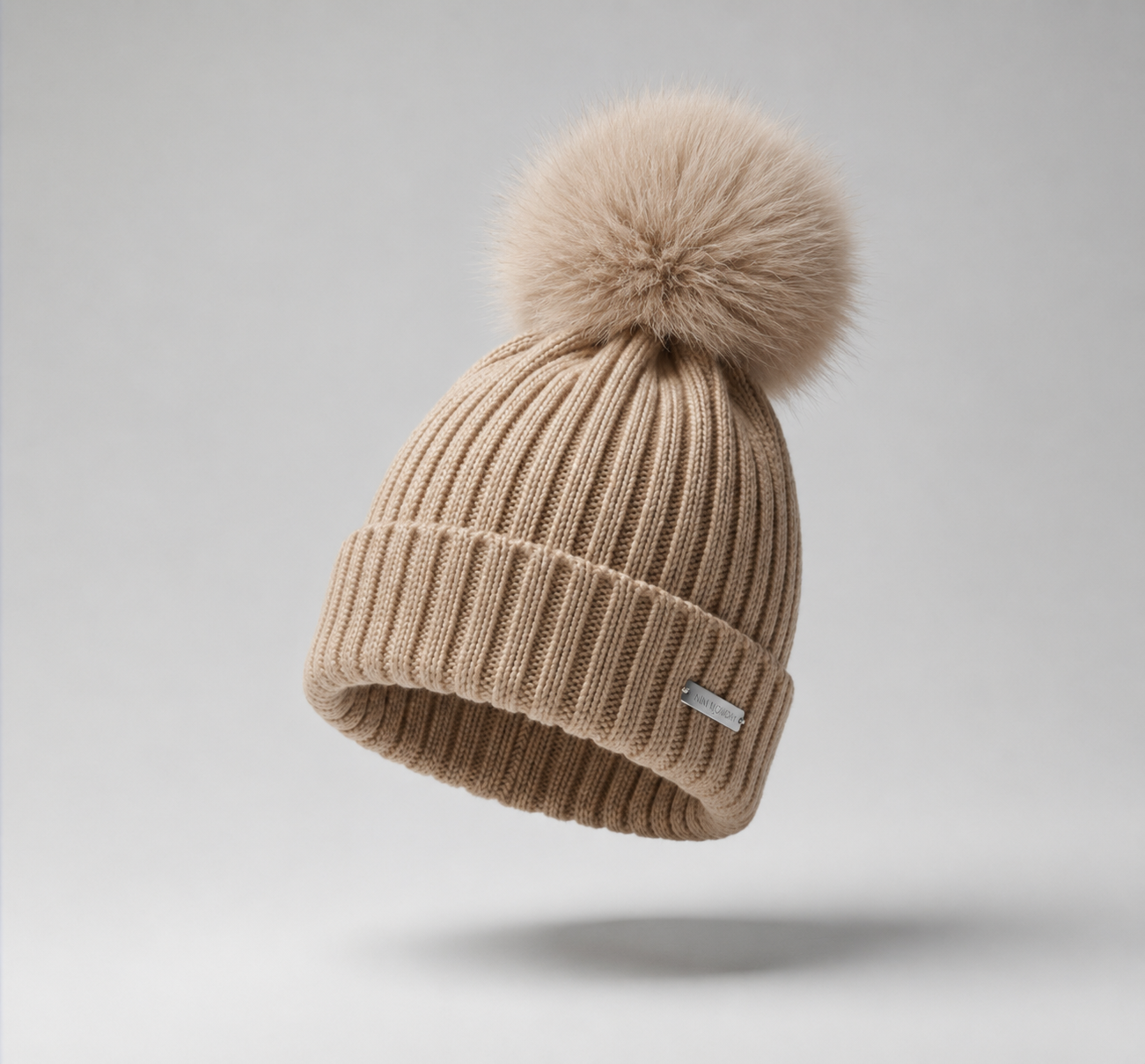 Pangasa faux fur ribbed hat